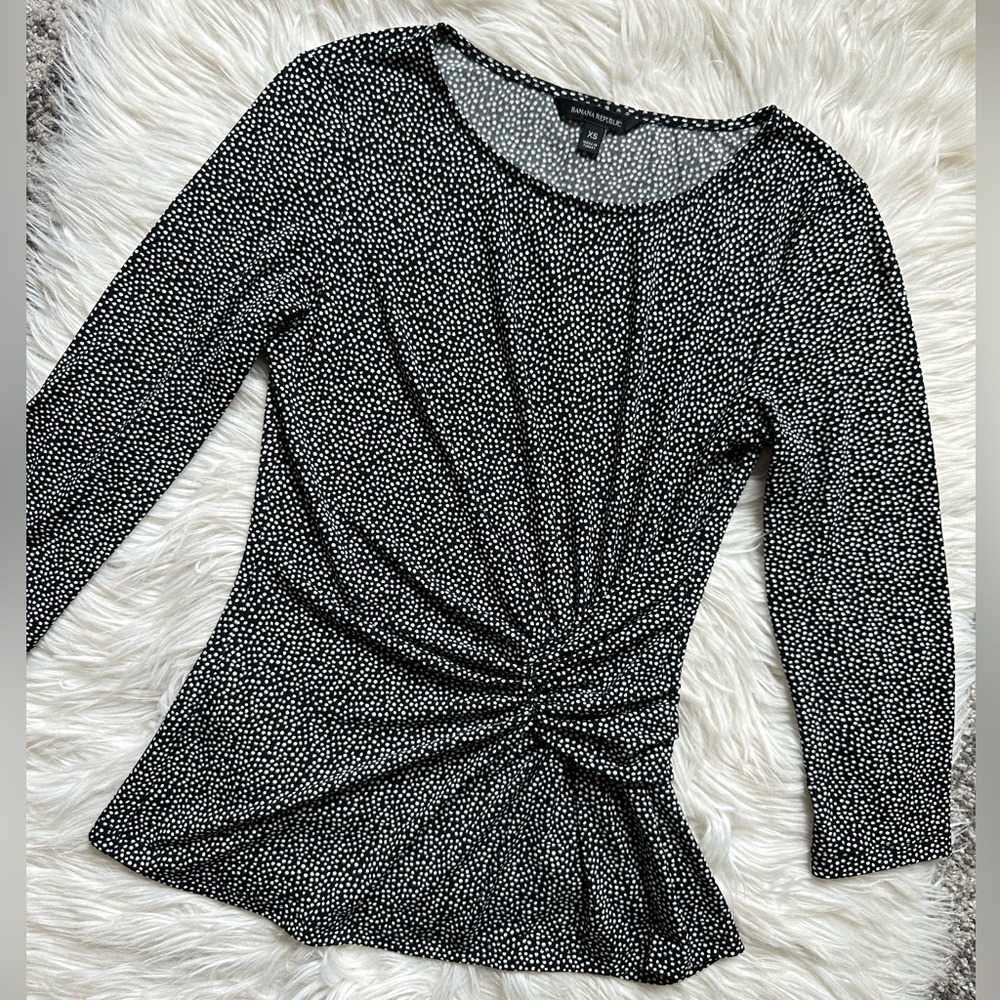 Banana Republic dotted blouse